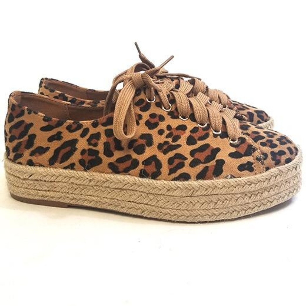 LEOPARD ESPADRILLE SNEAKERS
